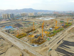 蘭州恒大山水城項(xiàng)目D、E地塊土石方工程施工